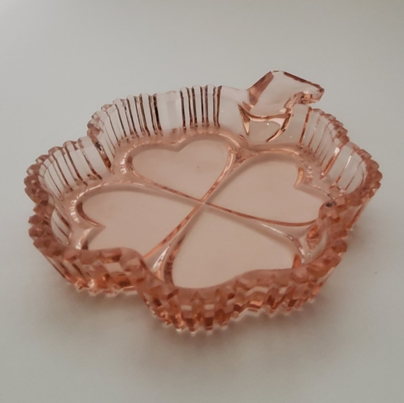 Vintage Bohemia Amber Trinket Dish - Picture 2 of 6